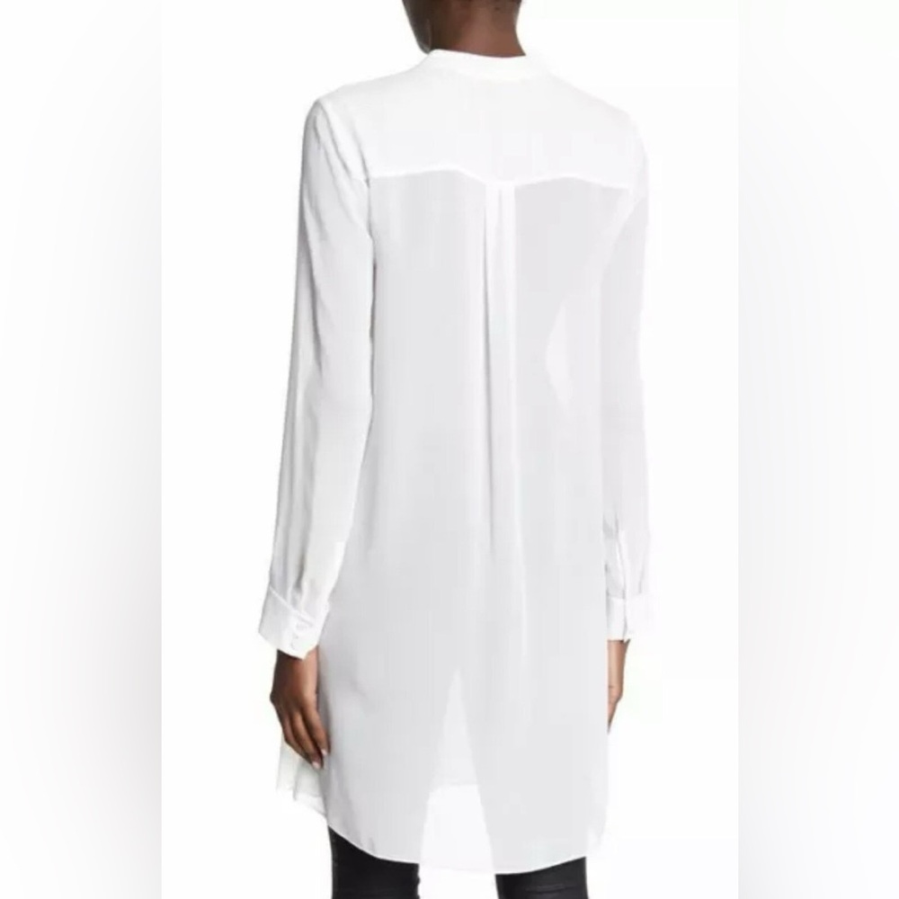 BCBGMAXAZRIA sheer blouse size Medium - Picture 2 of 4